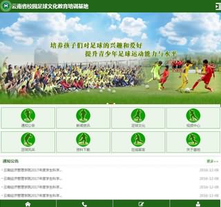 足球文化微网站